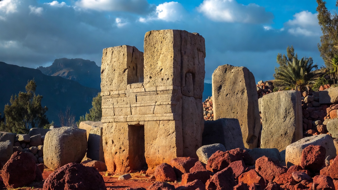 Desafiando a engenharia moderna com blocos de diorito de 131 toneladas, o complexo milenar sul-americano exibe cortes a laser que intrigam cientistas até hoje