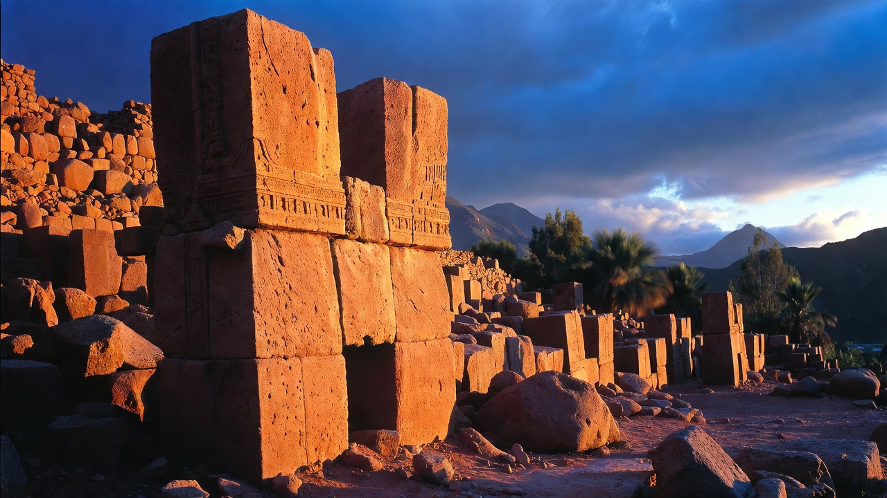 Desafiando a engenharia moderna com blocos de diorito de 131 toneladas, o complexo milenar sul-americano exibe cortes a laser que intrigam cientistas até hoje