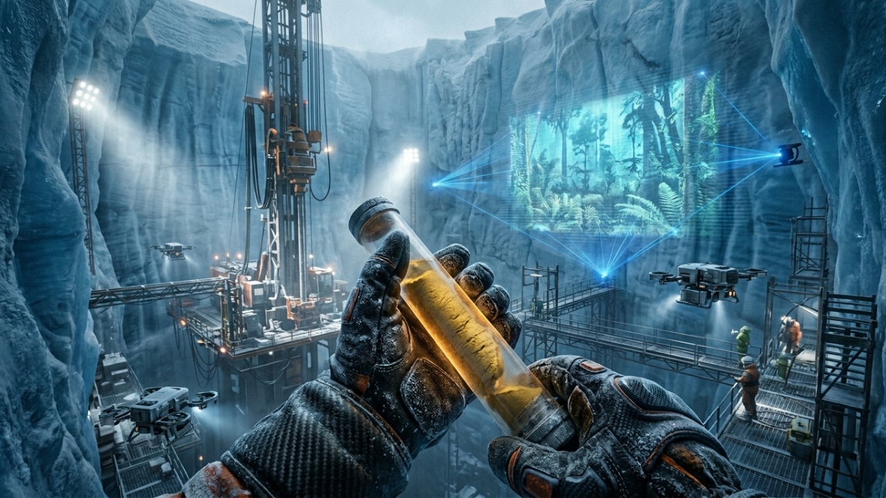 Cientistas acharam DNA de 2 milhões de anos no gelo e o que ele revela muda tudo que sabíamos sobre a vida no Ártico