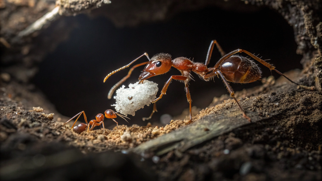 Formigas Zumbis estão usando antibióticos naturais para salvar a própria colônia de fungos assassinos