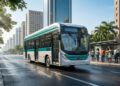 Rendendo 380 cavalos de potência e carregando totalmente em apenas 3 horas, o novo ônibus urbano elétrico da Mercedes-Benz, de 3 milhões de reais, elimina o gasóleo das grandes cidades