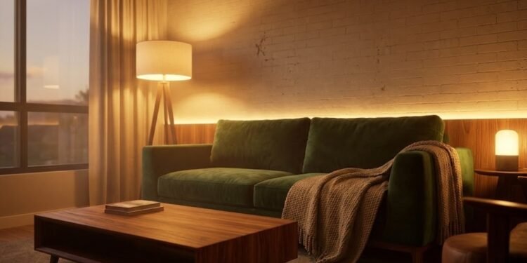 Substituir as lâmpadas brancas por modelos de tom quente, com 2.700 kelvins, melhora a qualidade do sono em 25% e cria uma atmosfera de spa dentro de casa com investimento de 35 reais