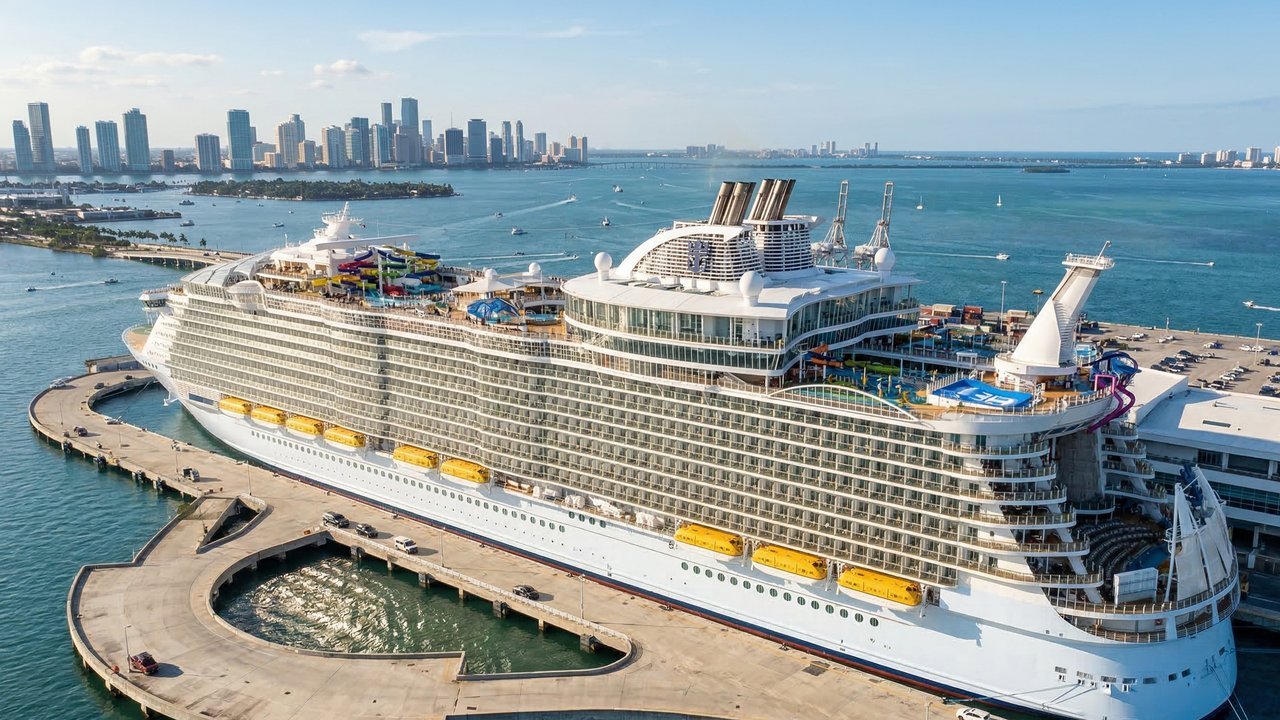 Com 228 mil toneladas e motores que giram 360 graus, o Symphony of the Seas virou o maior navio de cruzeiro do mundo, levando 6.680 passageiros