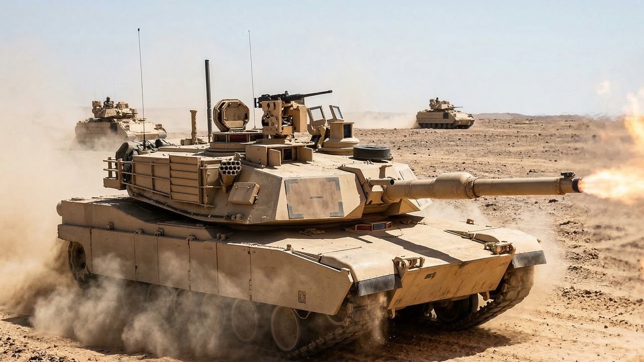 Com blindagem composta de última geração e motor de 1.500 cavalos, o tanque Abrams virou a espinha dorsal das forças blindadas dos EUA