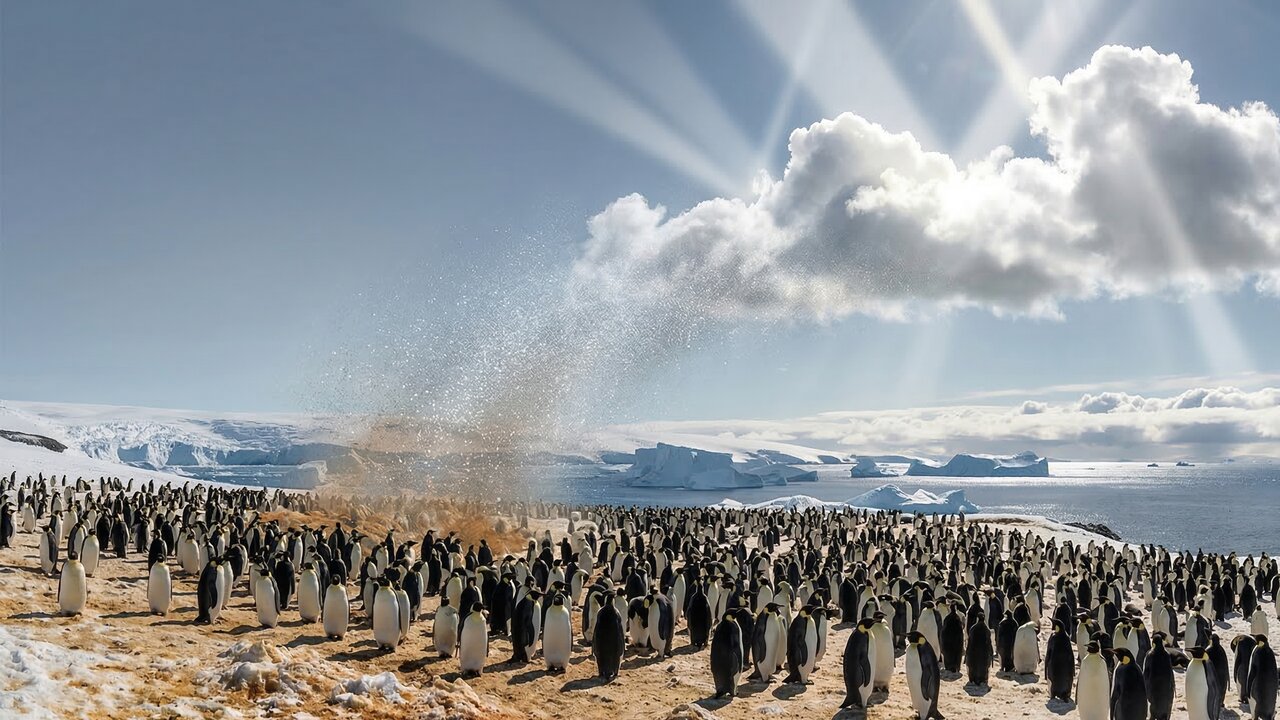 Estudo revela que o guano de pinguim auxilia no resfriamento do planeta ao formar nuvens gigantescas na Antártida