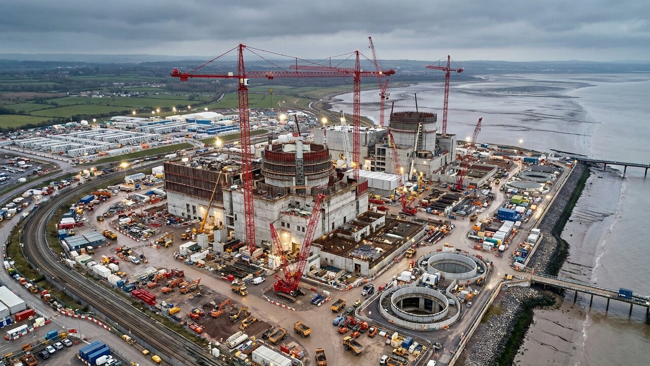 Com um custo de US$ 57 bilhões e sete mil mudanças no projeto, a maior obra da Europa enfrenta atrasos para gerar sete por cento da energia britânica