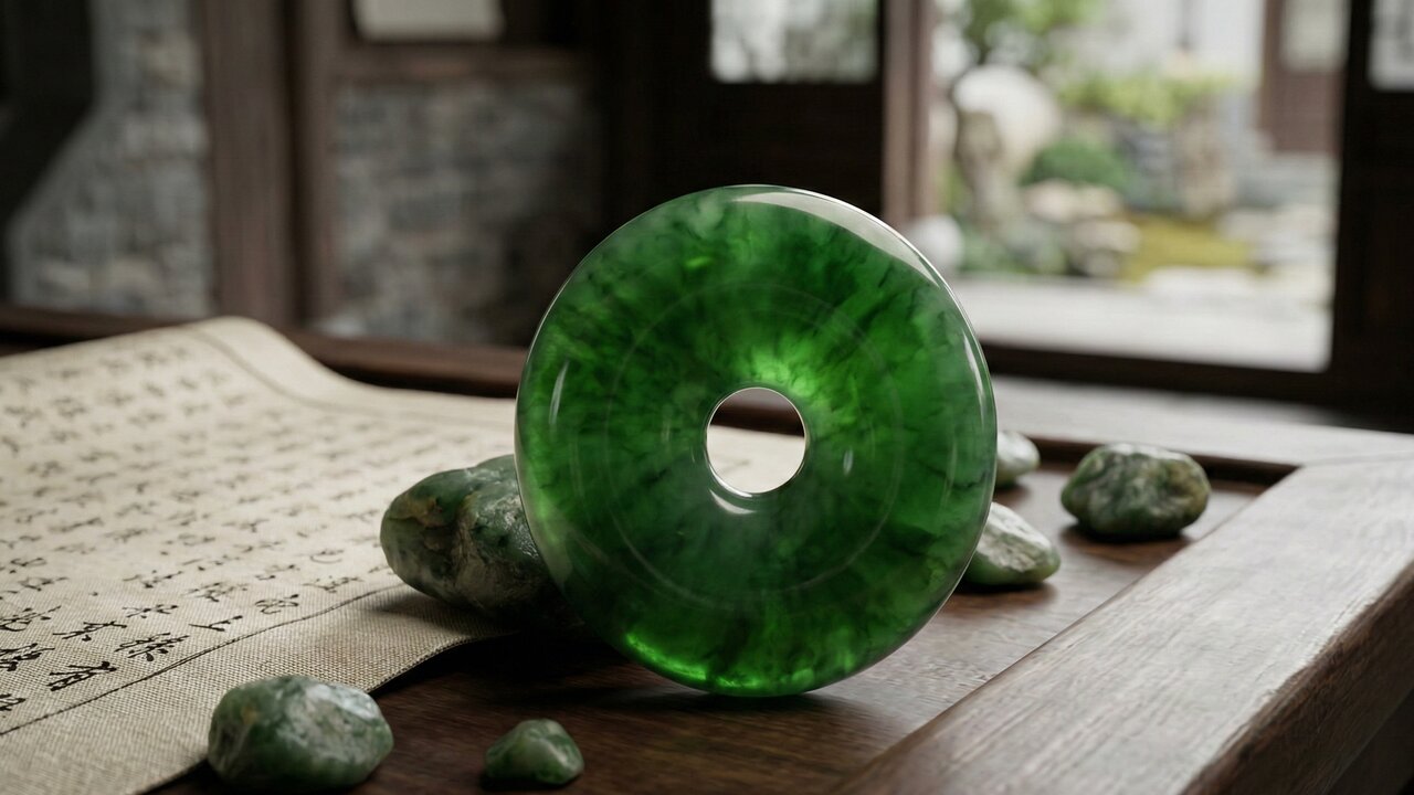 Esqueça o ouro e a prata, pois esta gema verde é a mais resistente e sagrada para a China, sendo a obra-prima eterna da cultura