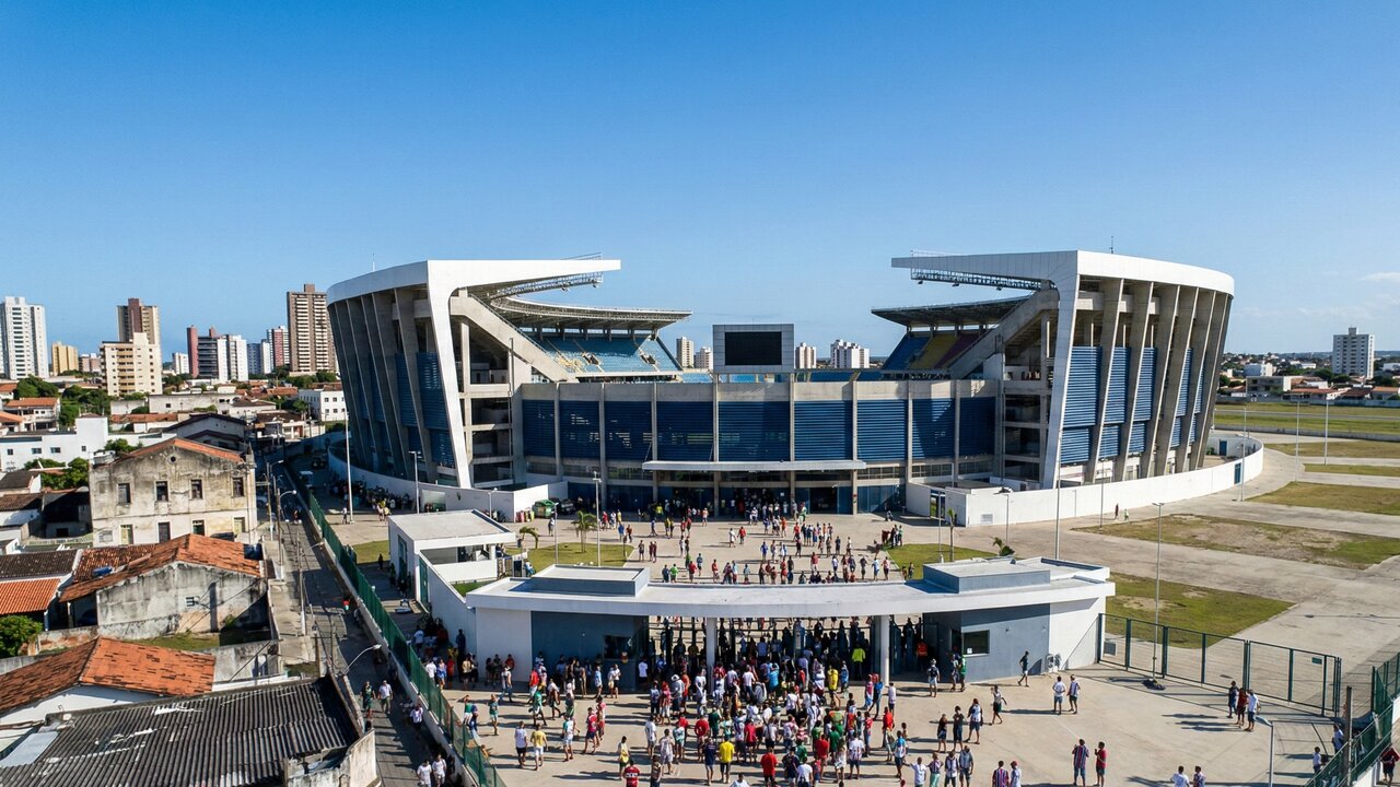 Com capacidade para 15.586 pessoas e inaugurada em 1969, a Arena Batistão tornou-se o maior palco do futebol e da história de Sergipe