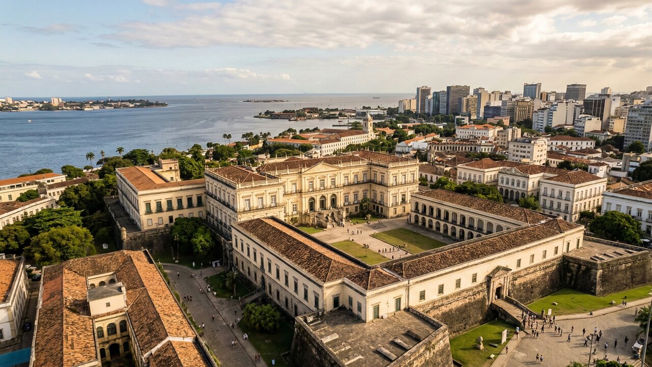 Com seus 20 mil metros quadrados de área e datado de 1603, o museu no centro do Rio tornou-se o maior guardião da história e da cultura do Brasil