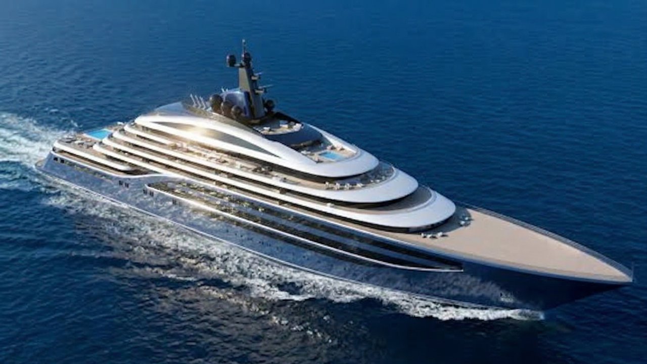 Com apartamentos de 60 milhões de reais, o maior "iate-condomínio" do mundo tem 222 metros e permite que bilionários morem no oceano