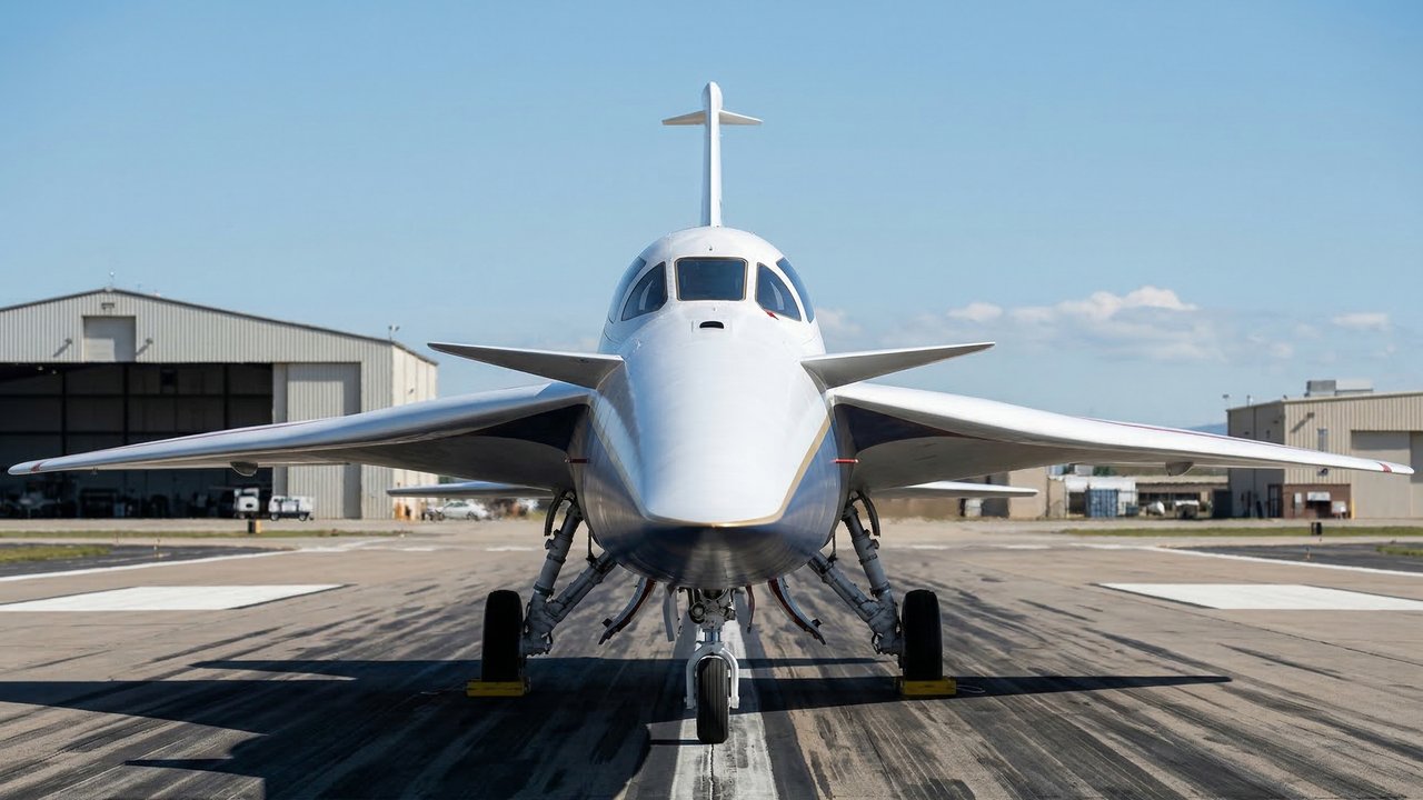 Sem janelas frontais e com bico de 11 metros, o novo avião bizarro da Nasa promete voar a 1.500 km/h sem fazer o temido estrondo sônico