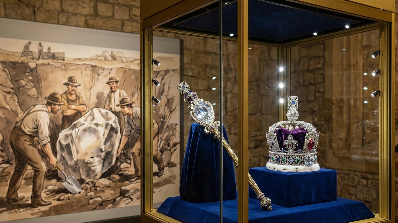 Esqueça as gemas comuns, pois este cristal de 3.106 quilates é o maior já encontrado, sendo a joia máxima da coroa britânica