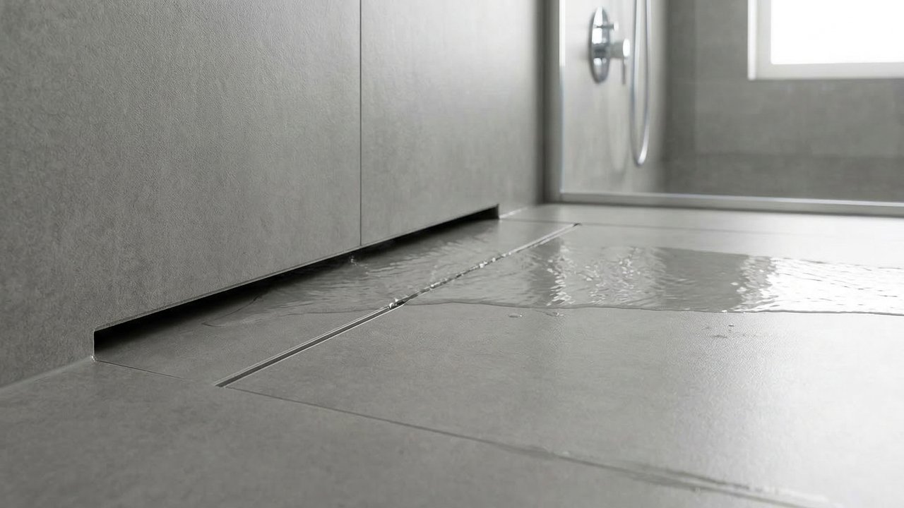 Adeus aos ralos metálicos aparentes, o ralo oculto sob o piso é a solução invisível que virou a queridinha dos arquitetos para banheiros de luxo