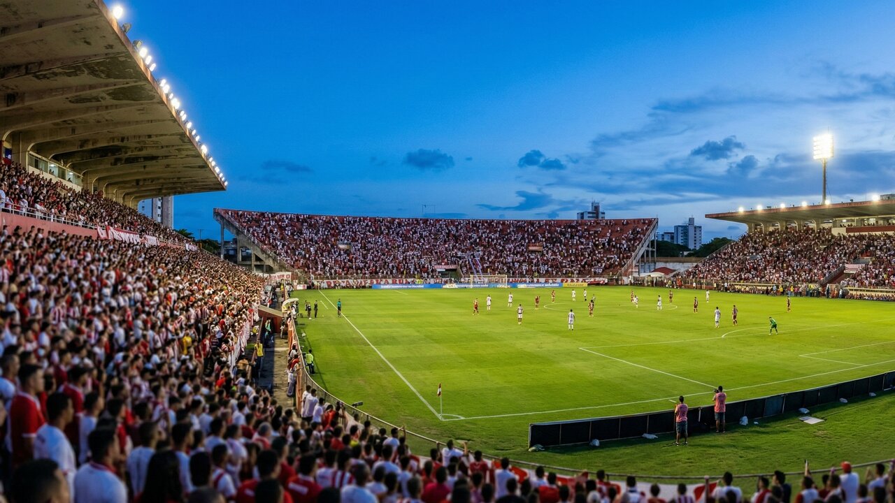 Com capacidade para 20 mil pessoas e inaugurado em 1939, o Estádio dos Aflitos tornou-se o caldeirão pulsante e a casa histórica do Náutico em PE