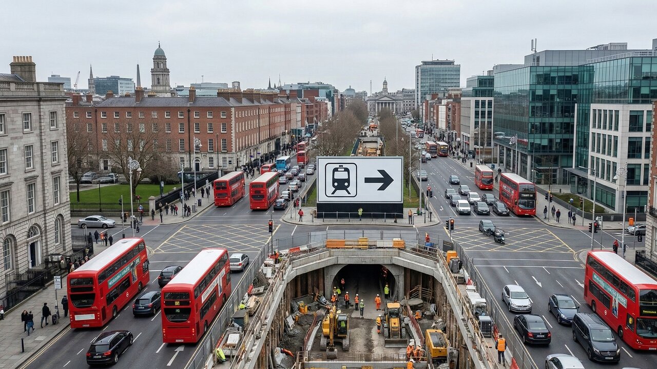 Com um investimento de US$ 27 bilhões, Dublin planeja um metrô de 19 km para salvar a capital irlandesa de um dos piores trânsitos do mundo
