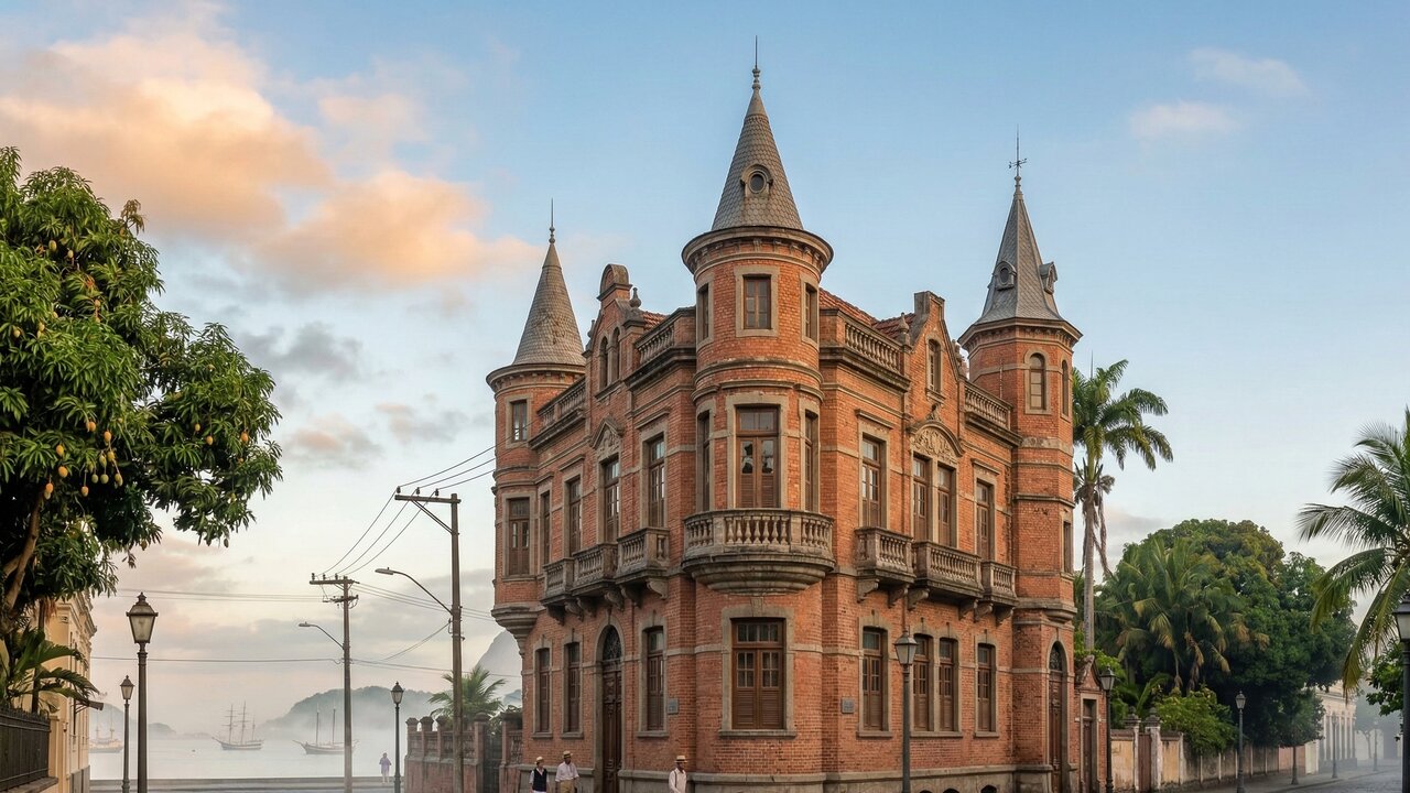 Com sua arquitetura eclética de 1894 e fachada de tijolos, o edifício no Rio de Janeiro tornou-se um marco histórico e um centro cultural de luxo