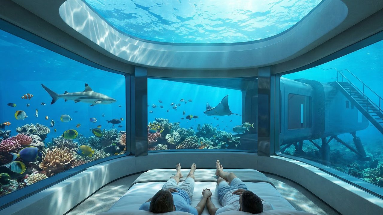 Com uma suíte situada a 5 metros abaixo do mar e diárias de US$ 25 mil, o hotel Muraka nas Maldivas tornou-se a estrutura mais exclusiva do mundo