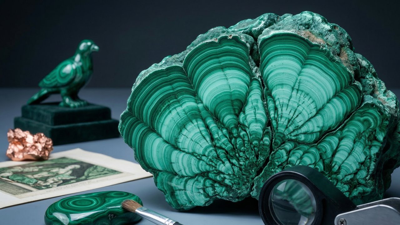 Esqueça a esmeralda e o rubi, pois este minério verde decorou palácios russos e move a indústria do cobre, sendo a obra-prima da cor