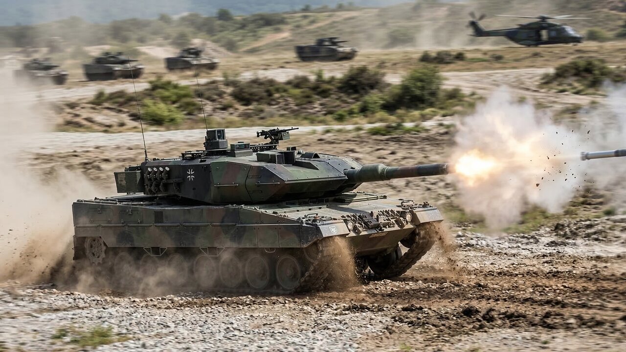 O blindado europeu impenetrável que consegue disparar com precisão milimétrica enquanto atravessa terrenos acidentados a 70 km/h