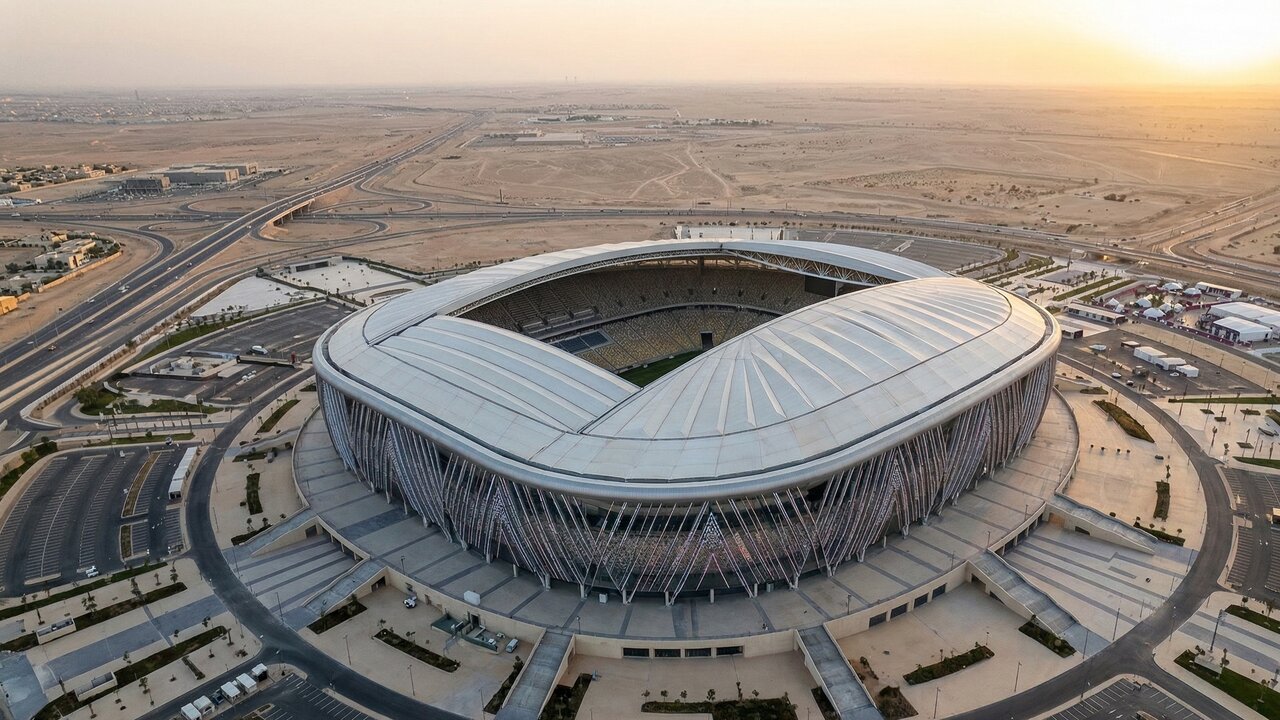 Com a construção de 11 novas arenas e um estádio a 500 metros de altura, a Arábia Saudita projeta a Copa mais futurista de todos os tempos em 2034