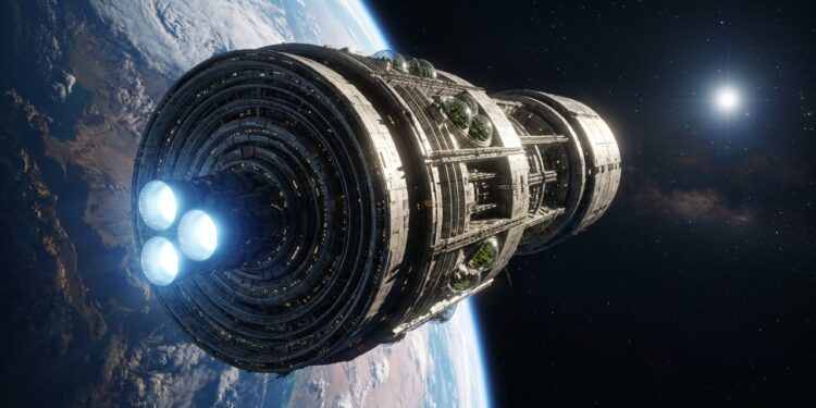 A nave Chrysalis não é ficção científica: é um projeto de engenharia vencedor de competição internacional que planejou, com detalhes técnicos, como transportar 2.400 pessoas até Alpha Centauri em uma jornada de 400 anos