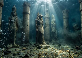 Uma cidade egípcia cheia de ouro e templos gigantes foi encontrada intacta no fundo do mar depois de mil anos