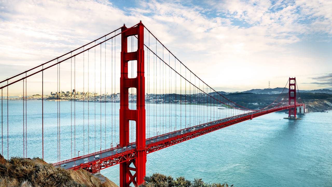 Ponte vermelha de San Francisco se tornou um dos cartões-postais mais famosos do mundo