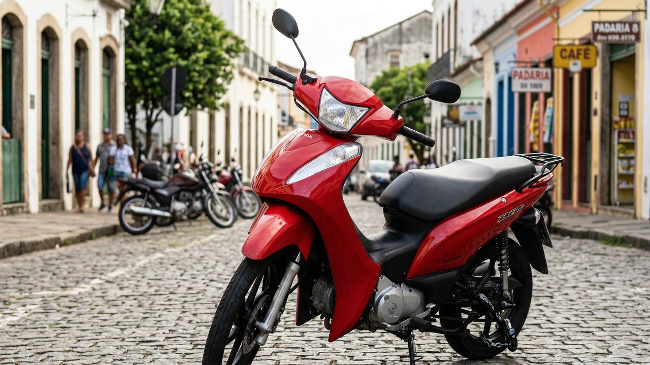 Com câmbio semiautomático de quatro marchas e consumo de 45 km/l, a Honda Biz 125 usada virou a escolha ideal para o trânsito urbano no Brasil