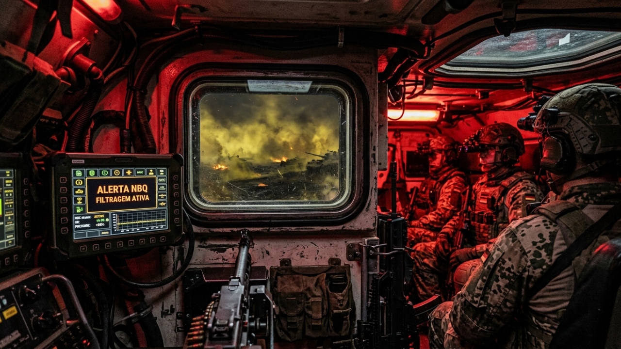 O veículo de combate mais protegido do mundo que desliga o ar-condicionado automaticamente se detectar ataques químicos