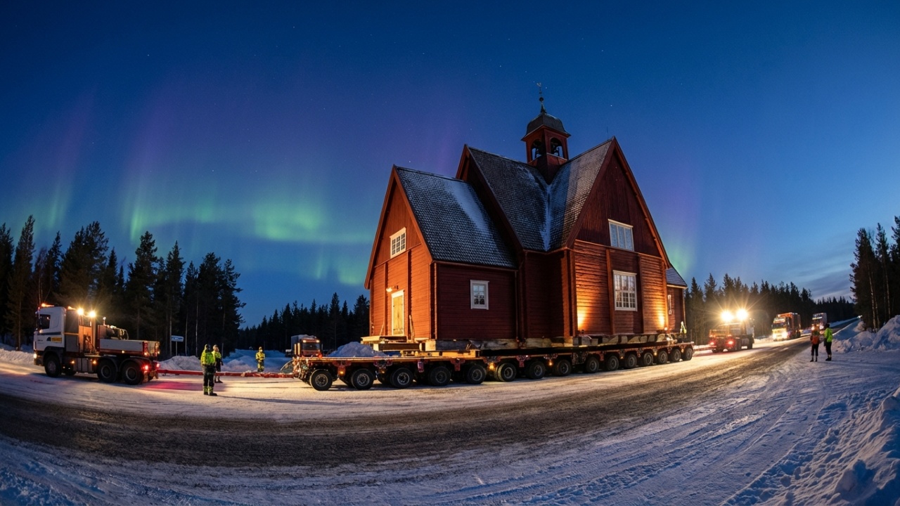 A cidade mineradora de 18000 habitantes que está sendo arrastada inteira por 3 quilômetros para não ser engolida pela terra