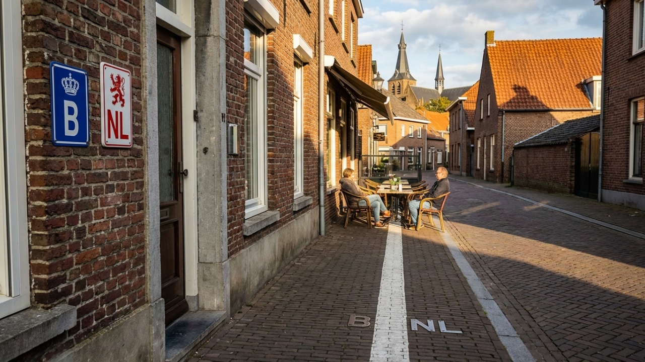 Milhares de fronteiras invisíveis cortam essa cidade: em uma mesma casa, a cama fica na Bélgica e a cozinha na Holanda