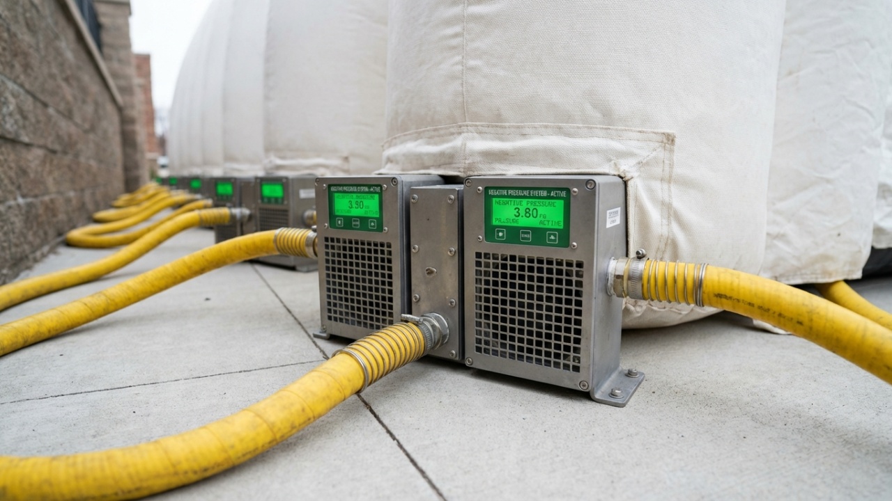 Bolhas gigantes em canteiros de obras na China