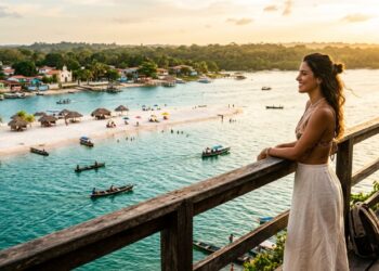 Oásis de água doce no meio da floresta: o balneário apelidado de “Caribe Amazônico” que atrai estrangeiros o ano inteiro