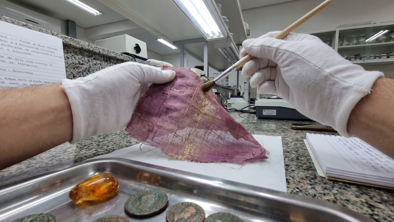 Descoberta de sarcófago antigo e intacto de jovem mulher