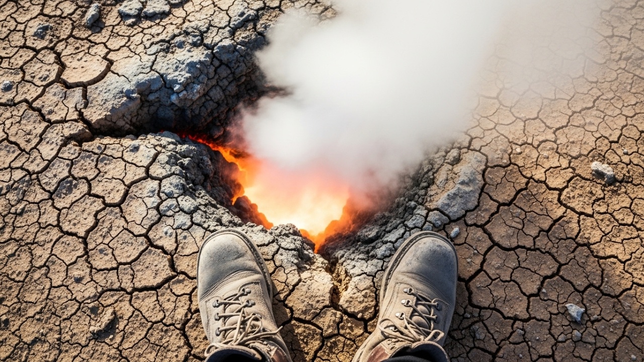 Elevação do vulcão Taftan no Irã