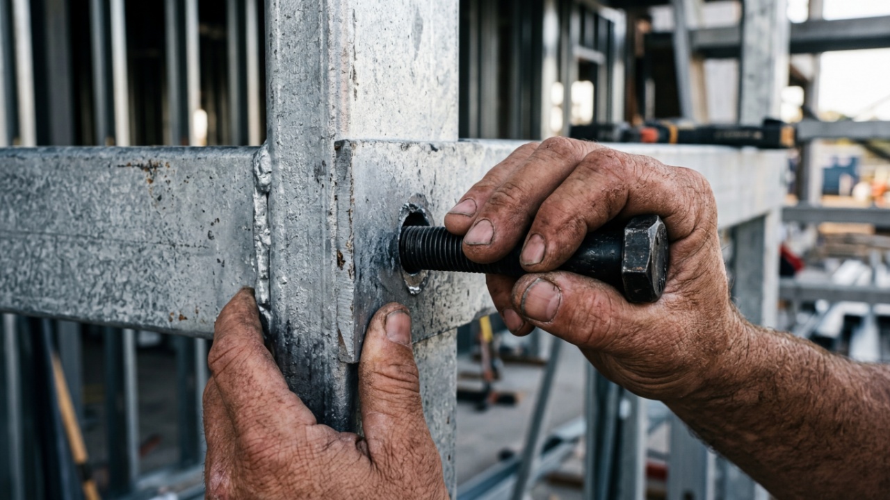 Construção residencial em família e método steel frame
