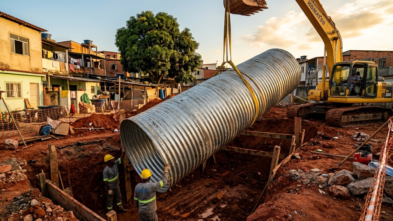 Construção de bunker secreto subterrâneo no quintal