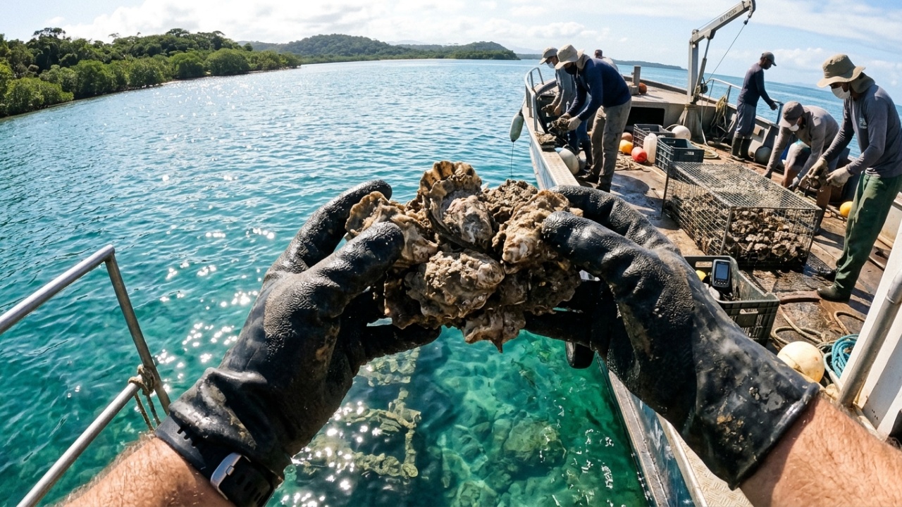 Restauração de ecossistemas marinhos com ostras