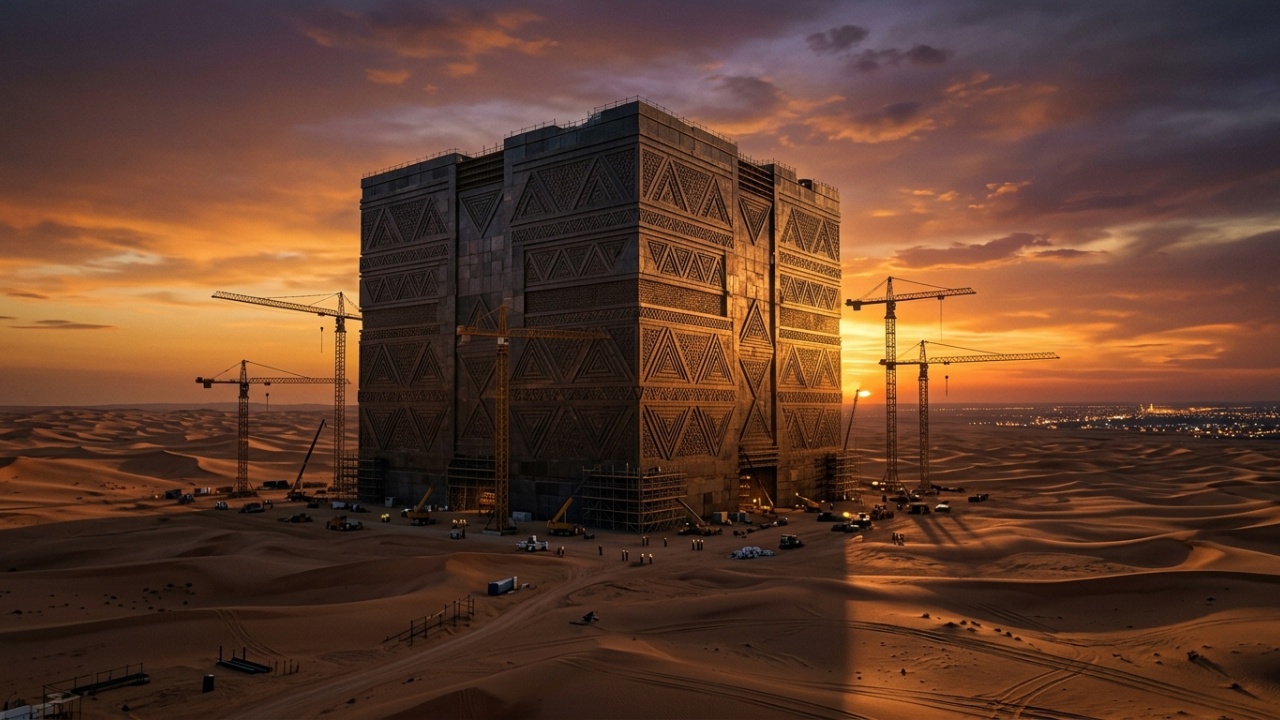 Suspensão das obras do Mukaab