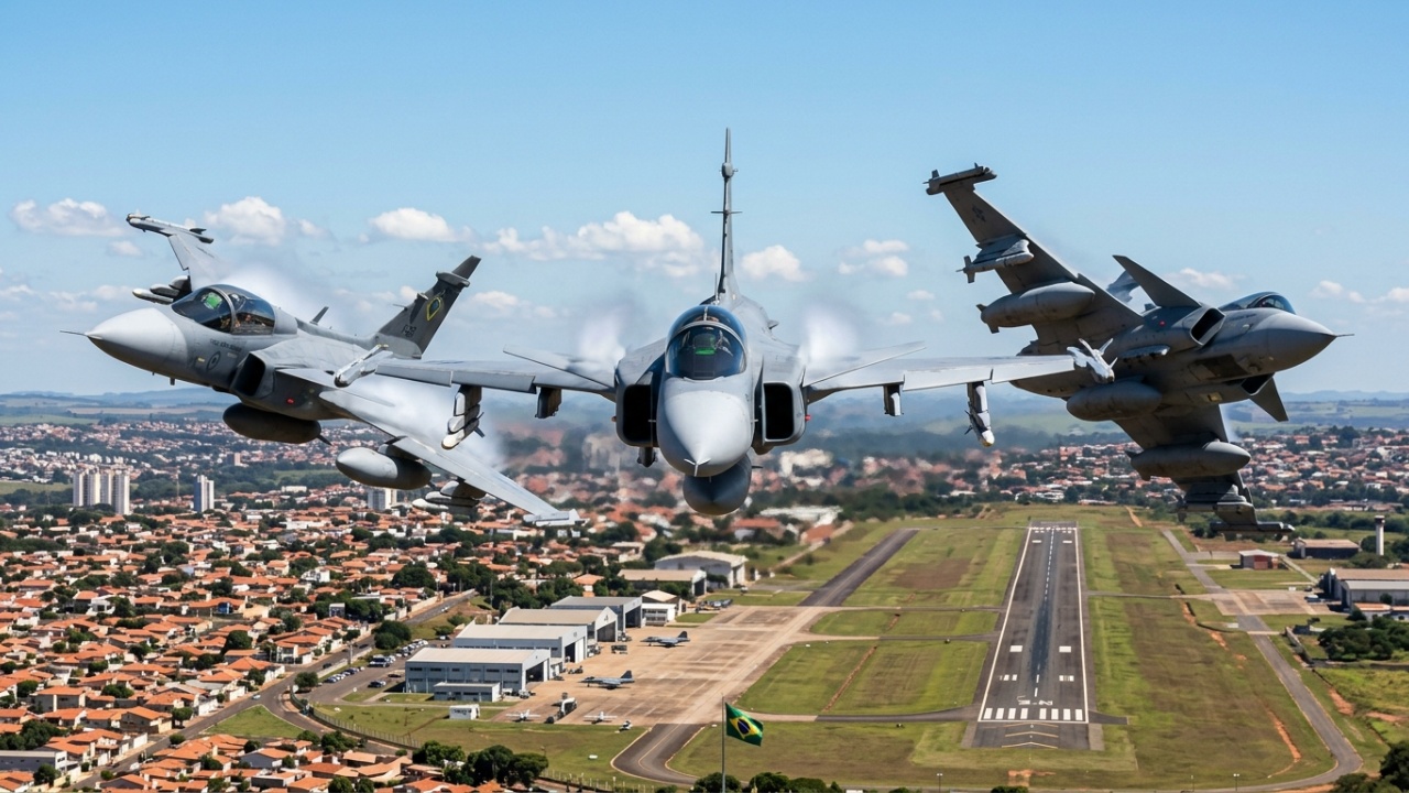 Essa cidade do interior abriga os caças mais modernos do Brasil e o 2º maior polo farmacêutico do país