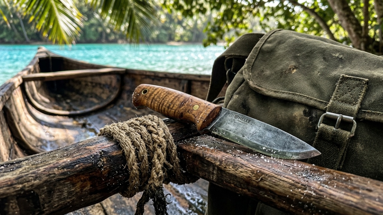 Acampamento de 5 dias no mar com pesca e canoa