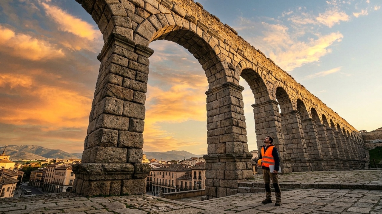 Descoberta sobre o concreto romano autorreparável