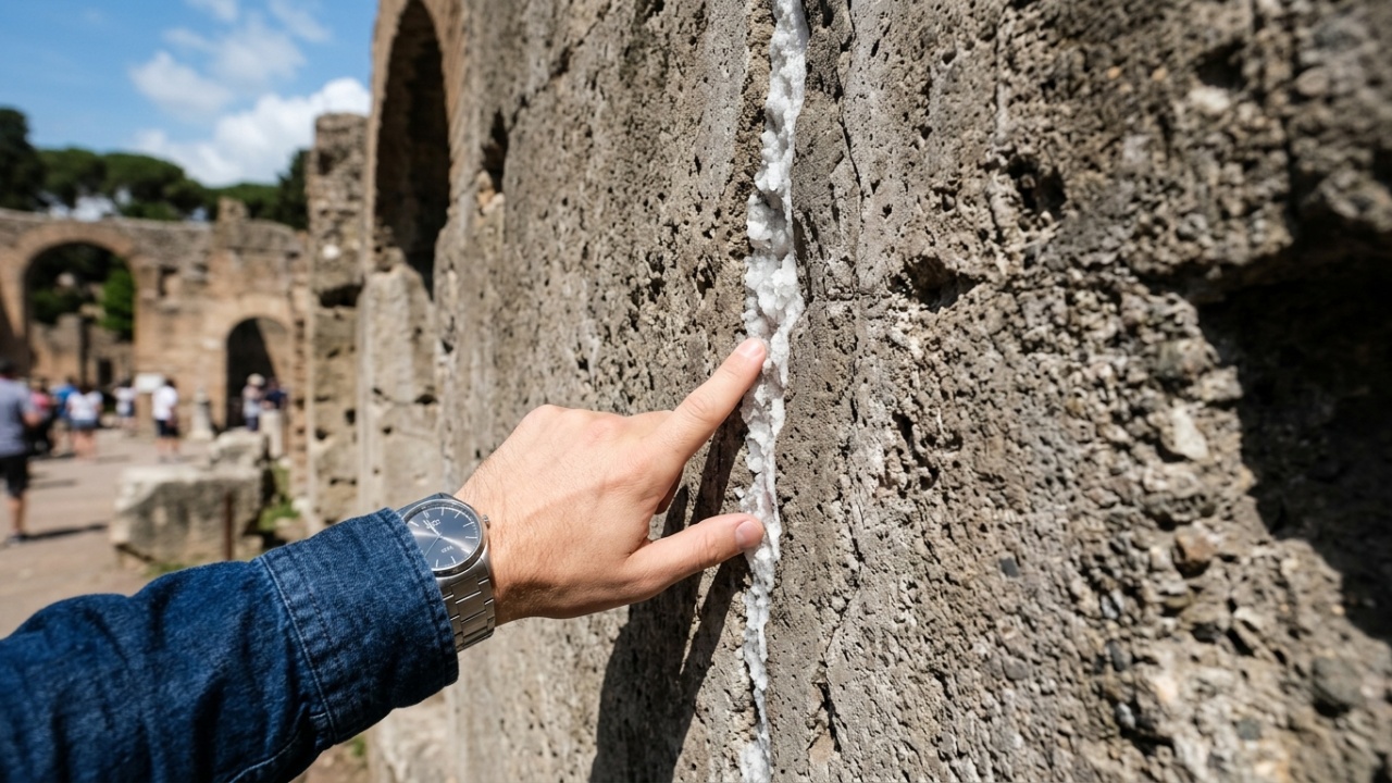 Descoberta sobre o concreto romano autorreparável