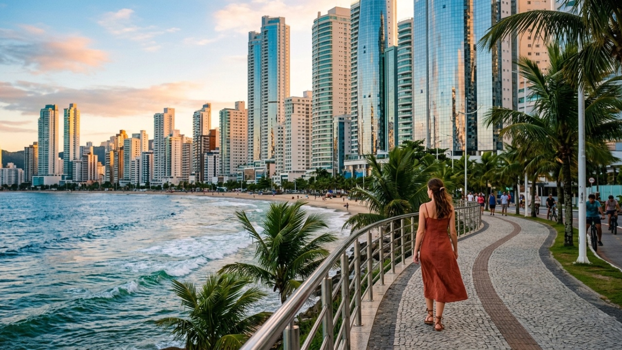 4ª melhor qualidade de vida do Brasil e mais de 24 torres acima de 150 metros: a Dubai brasileira onde 57% da população mora de frente para o mar