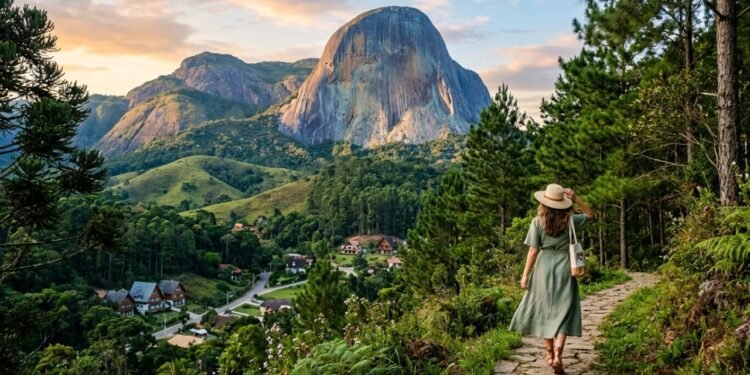A Suíça Capixaba a 50 km de Vitória onde uma rocha muda de cor 36 vezes ao dia e a qualidade de vida lembra a Europa