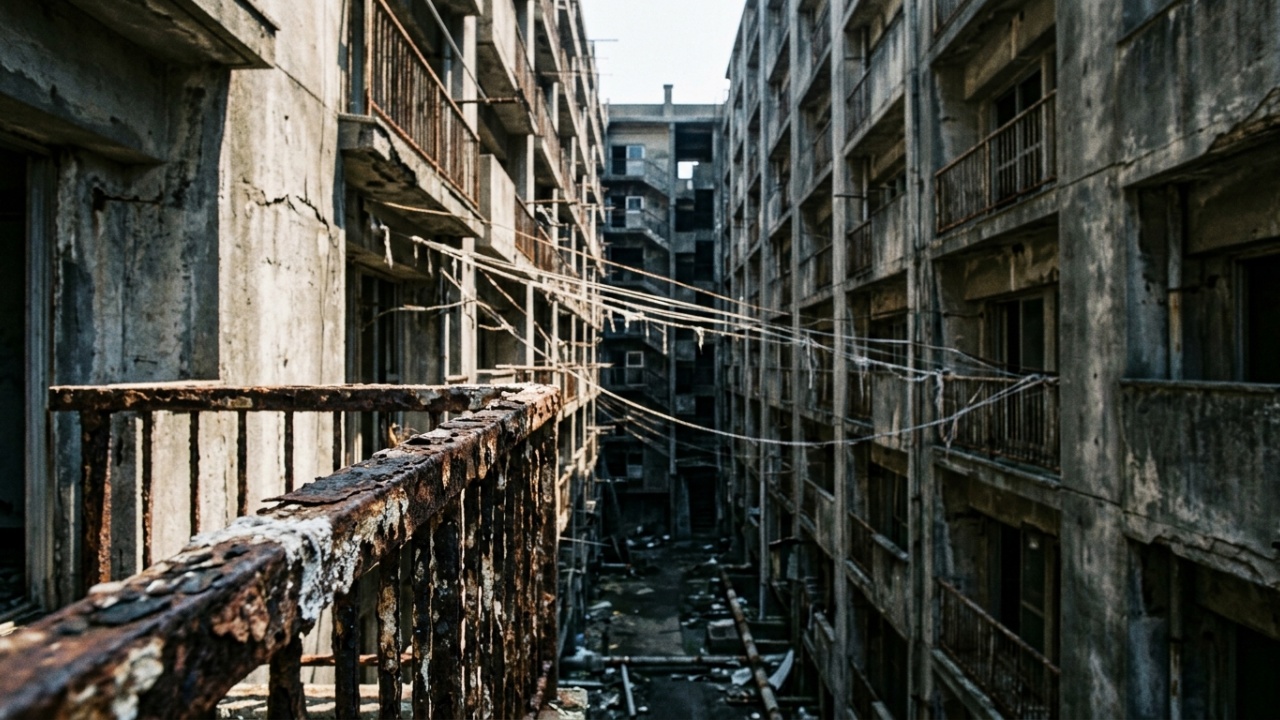 A ascensão e o abandono da ilha Hashima