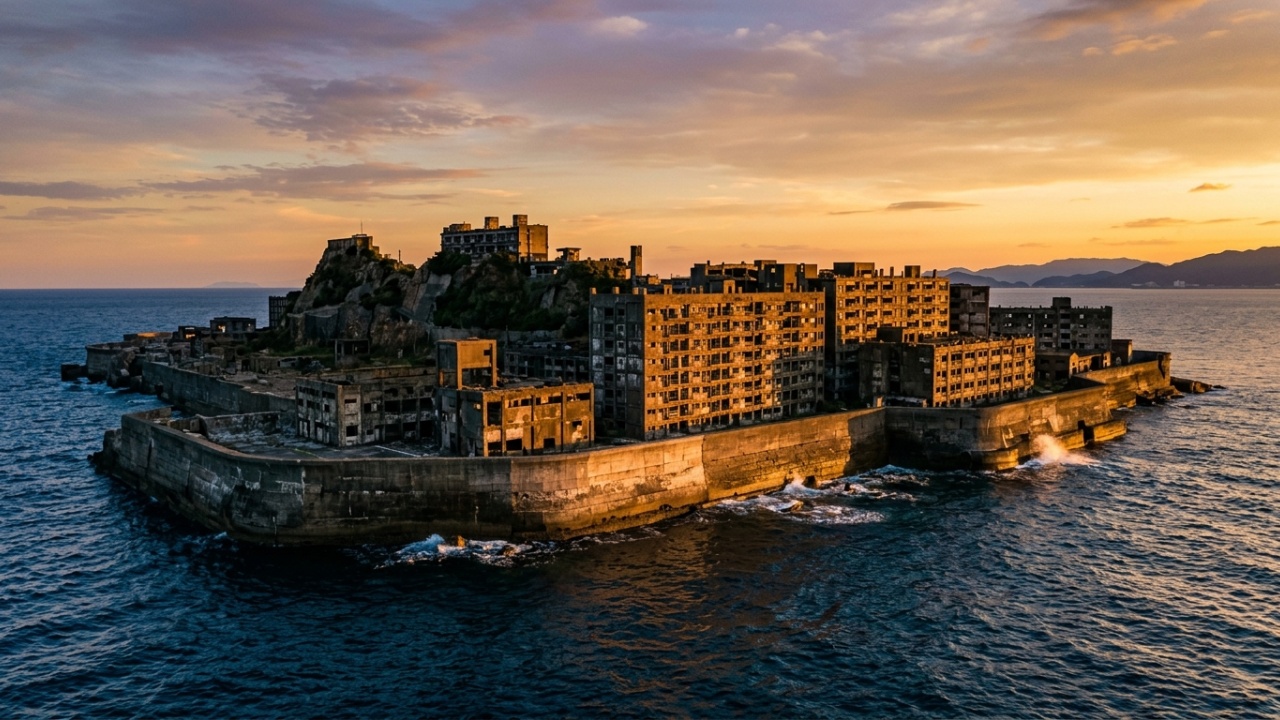 A ascensão e o abandono da ilha Hashima