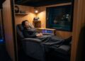 Com apenas 11 cabines privadas e luxo de hotel cinco estrelas, o Dream Sleeper no Japão virou o ônibus mais silencioso e confortável de todo o mundo