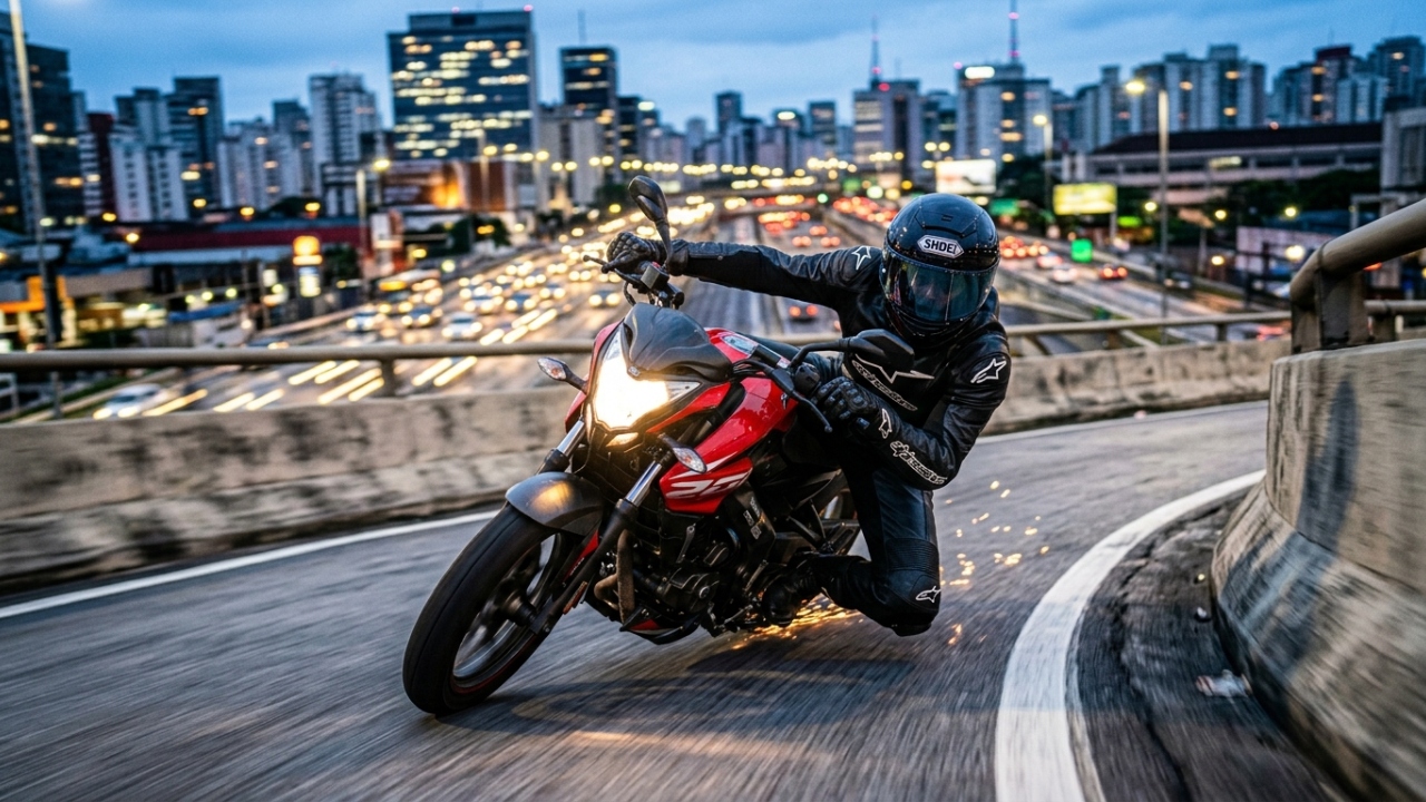 Equipada com quatro modos de pilotagem e 40 cavalos, a potente street indiana utiliza refrigeração líquida para garantir torque em qualquer clima