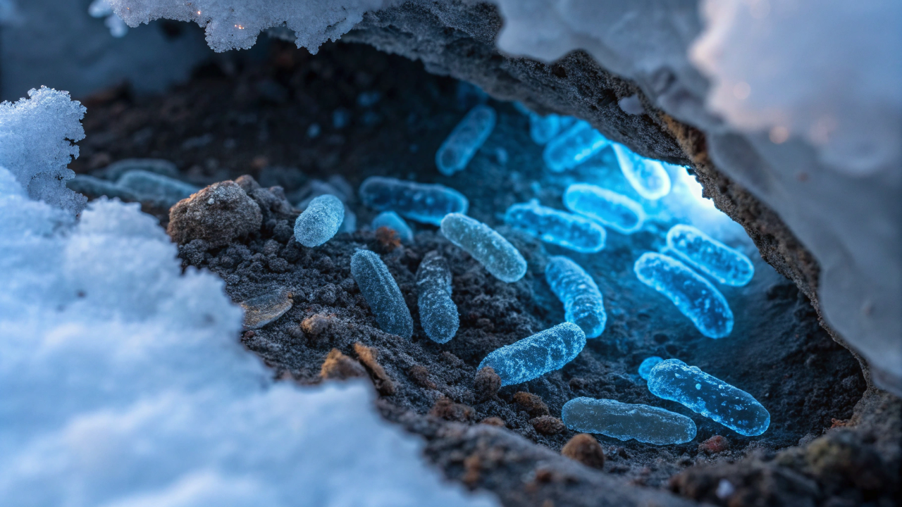 Micro-organismos congelados há 40 mil anos no permafrost do Alasca voltam à vida em laboratório e começam a devorar carbono ativamente